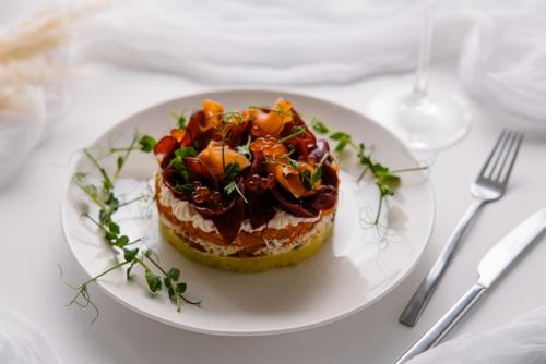 Изображение Салат Сибирская форель под шубой