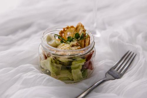 Изображение Мини салат цезарь с курицей