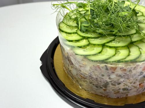 Изображение Оливье с говядиной