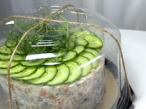 Изображение Оливье с говядиной