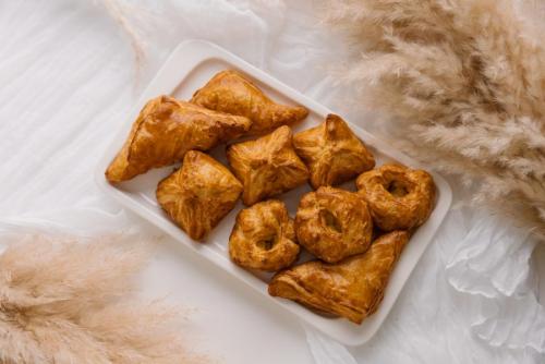 Изображение Мини-слойка с яблоком